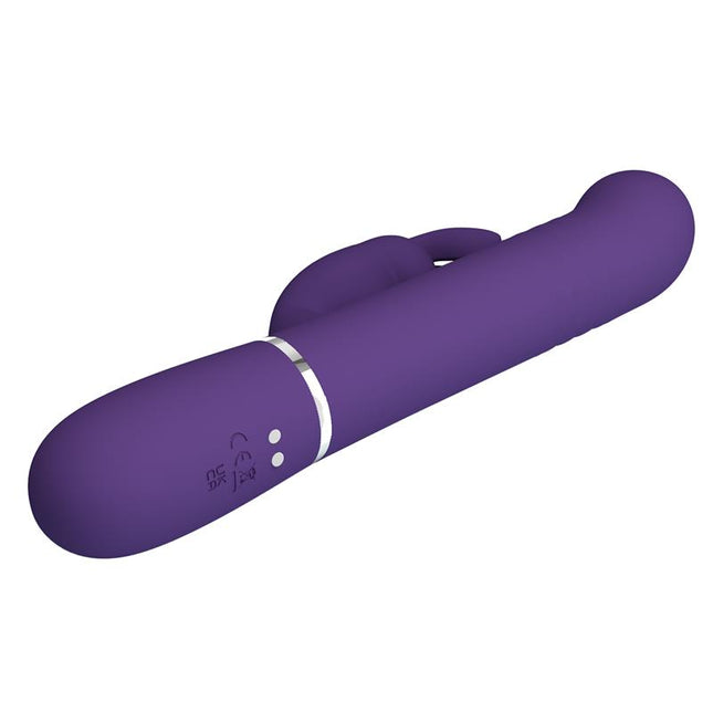 PRETTYLOVE Vibe wt Thrusting – вибратор с въртящи се топчета и мощни мотори