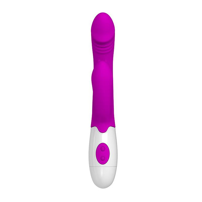 PRETTYLOVE Andre Color Пурпурен – вибратор с 7 режима на вибрация и 3 движения