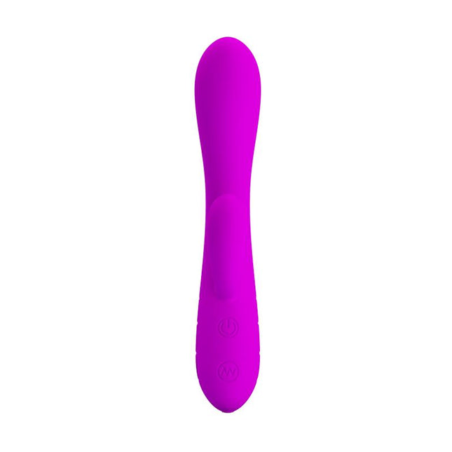 PRETTYLOVE Victor Color Пурпурен – водоустойчив вибратор с 30 функции