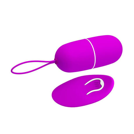 PRETTYLOVE Arvin Purple – вибриращо яйце с дистанционно управление