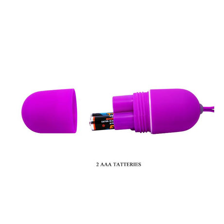 PRETTYLOVE Arvin Purple – вибриращо яйце с дистанционно управление
