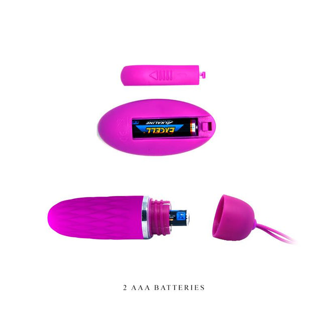 PRETTYLOVE Vibrating Egg Dawn Purple – дискретен виброяйце с дистанционно