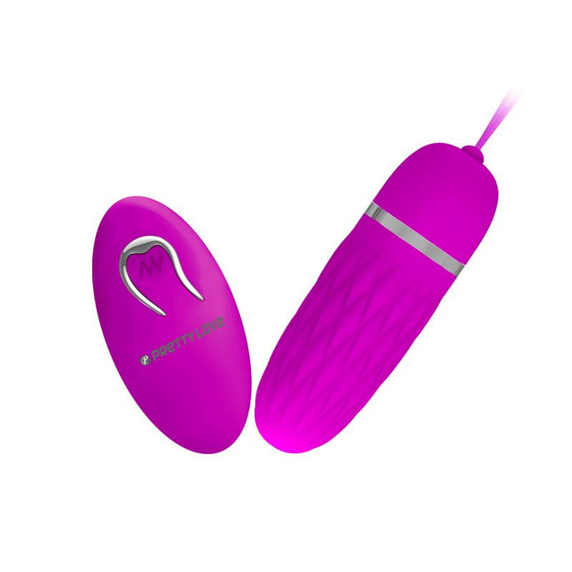 PRETTYLOVE Vibrating Egg Dawn Purple – дискретен виброяйце с дистанционно