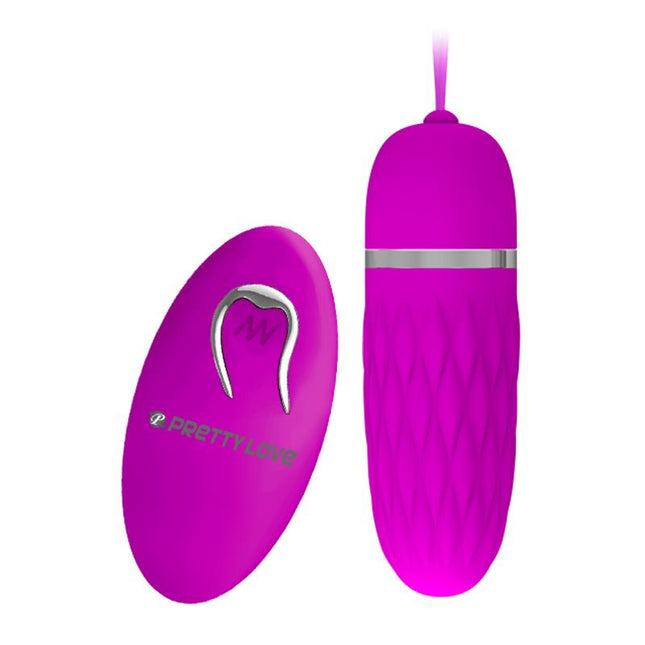 PRETTYLOVE Vibrating Egg Dawn Purple – дискретен виброяйце с дистанционно