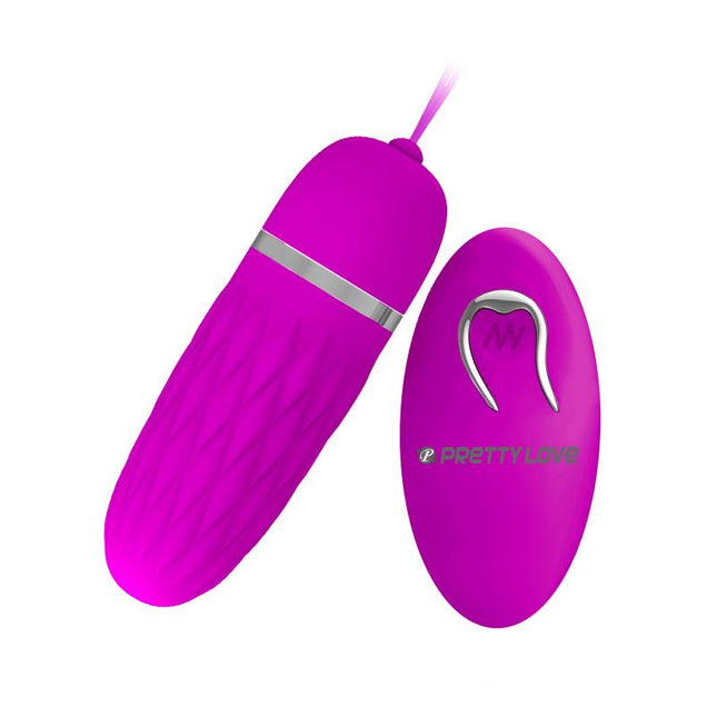 PRETTYLOVE Vibrating Egg Dawn Purple – дискретен виброяйце с дистанционно