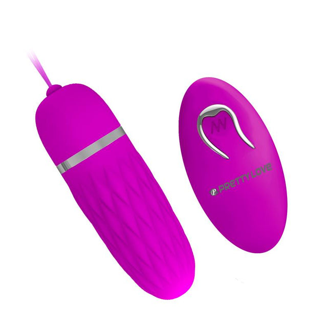PRETTYLOVE Vibrating Egg Dawn Purple – дискретен виброяйце с дистанционно