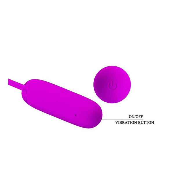 PRETTYLOVE Joyce – вибриращо яйце от силикон с USB зареждане