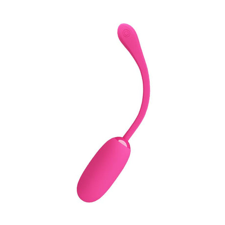 PRETTYLOVE Julius – вибриращо яйце с USB и силикон, розово
