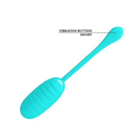PRETTYLOVE Kirk – вибриращо яйце от силикон с USB зареждане