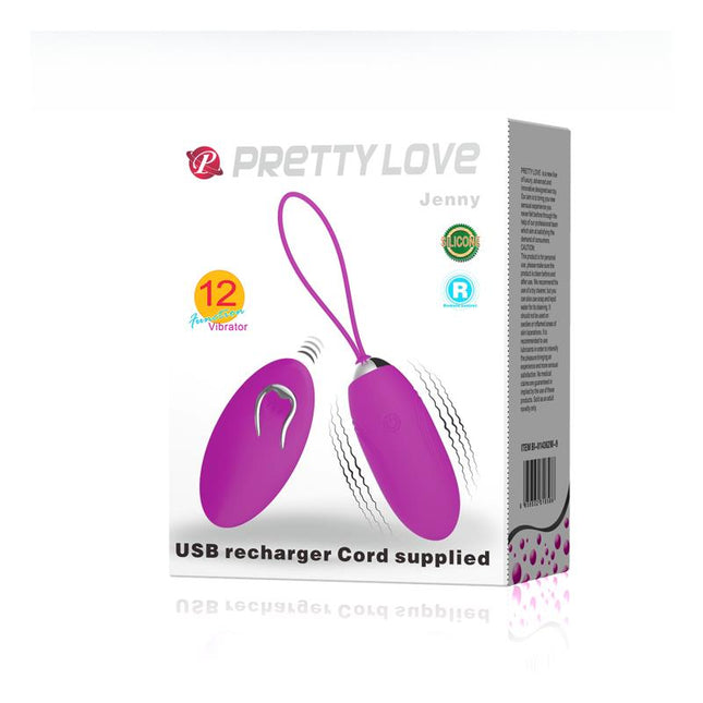 PRETTYLOVE Jenny – вибриращо яйце с дистанционно управление