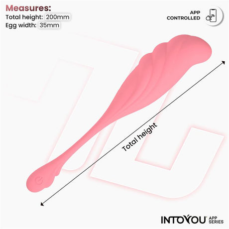 Intoyou® Вибро яйце с апликация – 8 режима и дистанционно управление