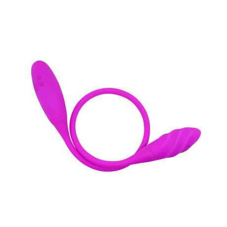 PRETTYLOVE Vibrating Eggs Snaky Purple – двойна вибрация и гъвкав дизайн
