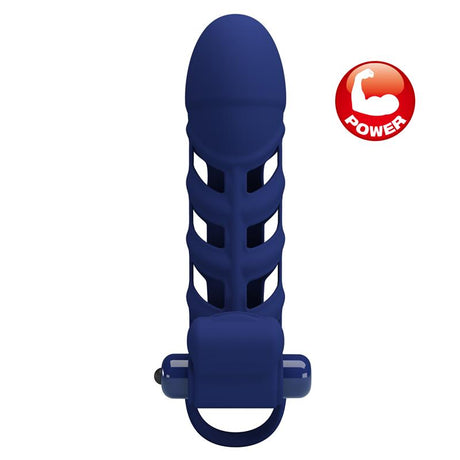 PRETTYLOVE Vibrating Peni Sleeve – вибрираща приставка с 10 режима