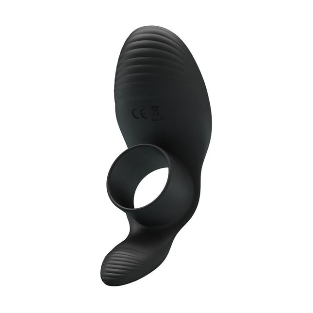PRETTYLOVE Vibrating Penis Ring – USB презареждаем вибриращ пръстен от силикон