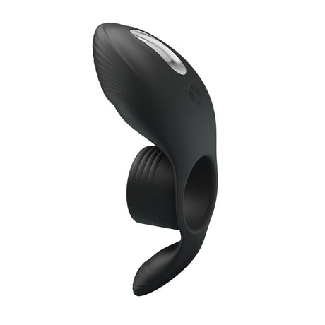 PRETTYLOVE Vibrating Penis Ring – USB презареждаем вибриращ пръстен от силикон