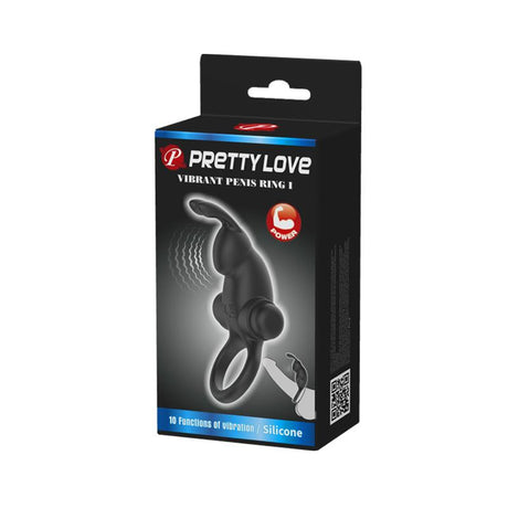 PRETTYLOVE Vibrant Penis Ring I – вибриращ пръстен с 10 режима