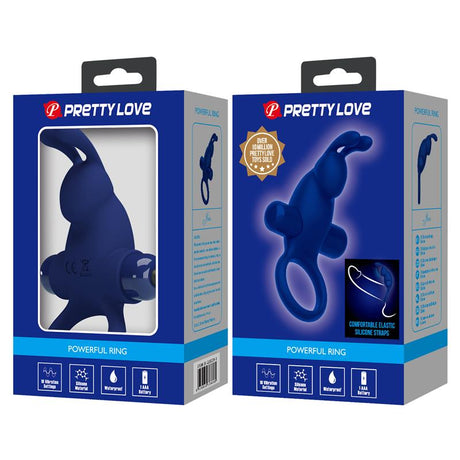 PRETTYLOVE Vibrating Penis Ring – вибриращ пенис пръстен с 10 режима