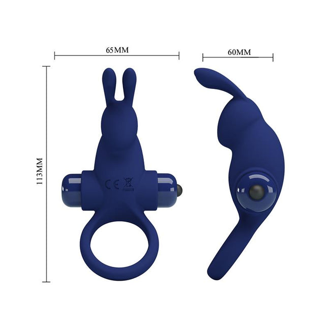 PRETTYLOVE Vibrating Penis Ring – вибриращ пенис пръстен с 10 режима