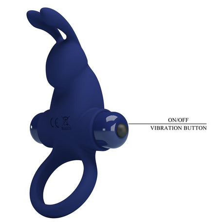 PRETTYLOVE Vibrating Penis Ring – вибриращ пенис пръстен с 10 режима