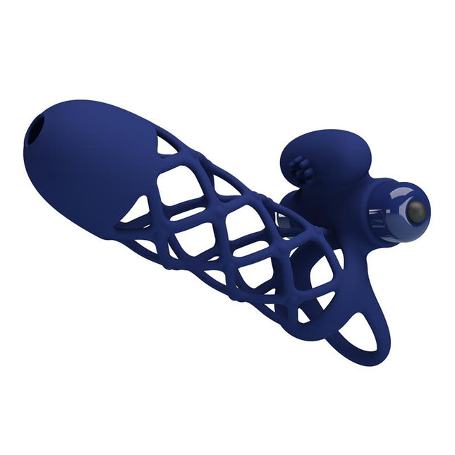 PRETTYLOVE Vibrating Penis Sleeve – вибрираща приставка с 10 режима