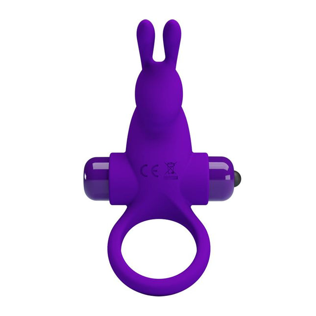 PRETTYLOVE Vibrating Rabbit – вибриращ пенис пръстен с 10 режима