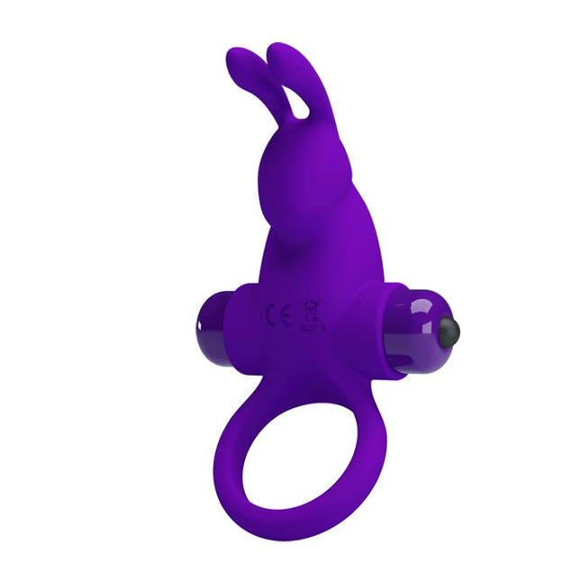 PRETTYLOVE Vibrating Rabbit – вибриращ пенис пръстен с 10 режима