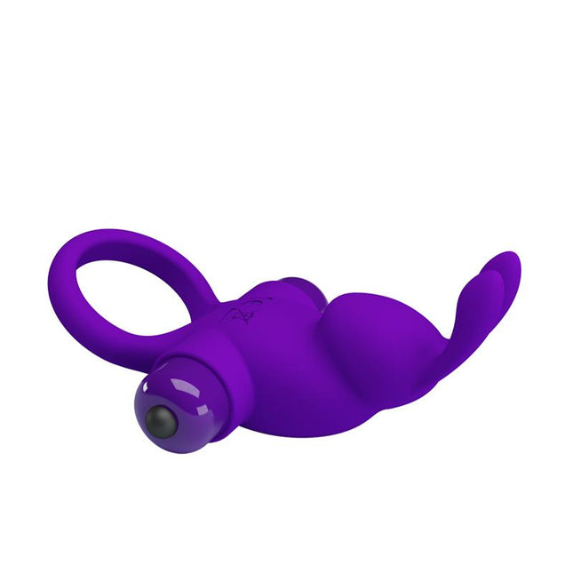 PRETTYLOVE Vibrating Rabbit – вибриращ пенис пръстен с 10 режима