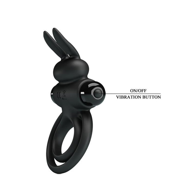 PRETTYLOVE Vibrant Penis Ring III – вибриращ пръстен с 10 режима