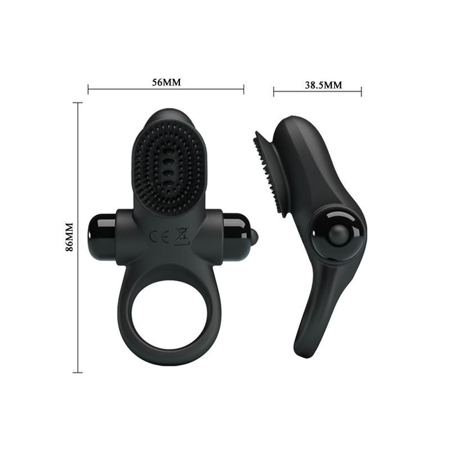 PRETTYLOVE Vibrating Ring II – вибриращ пръстен с 10 режима