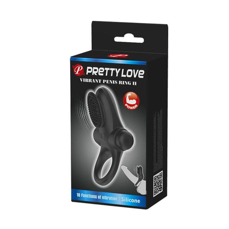 PRETTYLOVE Vibrating Ring II – вибриращ пръстен с 10 режима