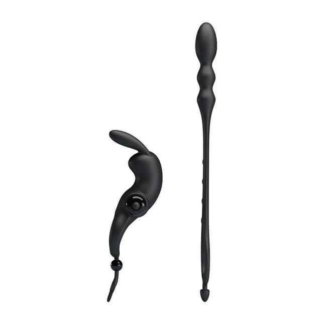 PRETTYLOVE Vibrating Ring с подвижна анална верига – тройна стимулация и комфорт