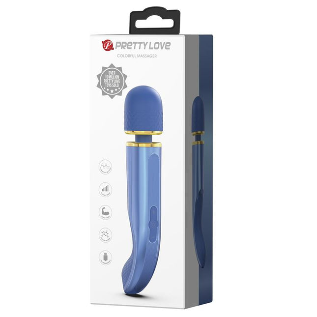 PRETTYLOVE Vibrating Wand – USB масажор с 5 скорости и силиконова глава