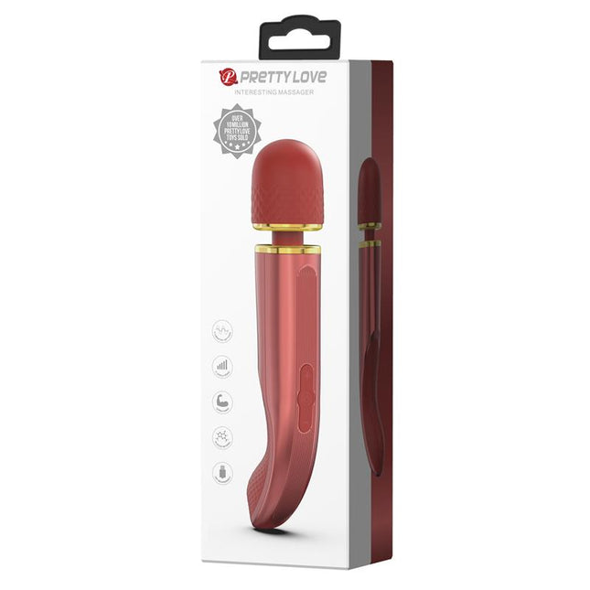 PRETTYLOVE Vibrating Wand – мощен USB масажор от силикон