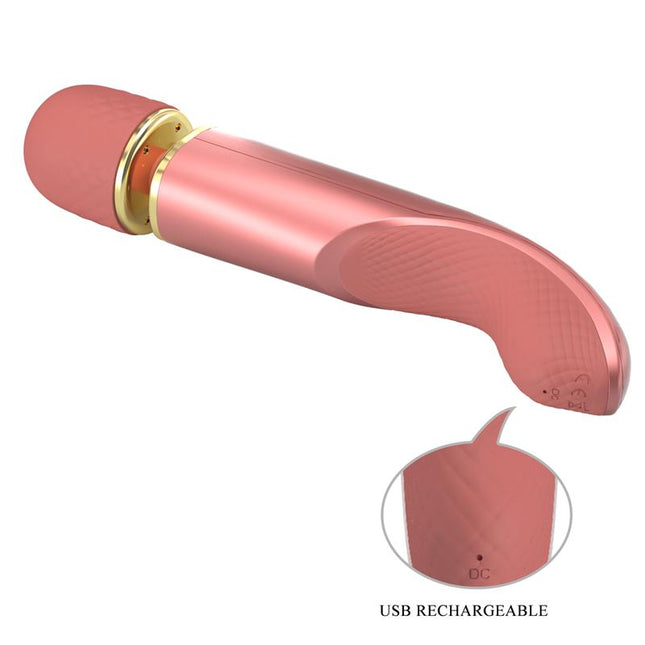 PRETTYLOVE Vibrating Wand – мощен USB масажор от силикон