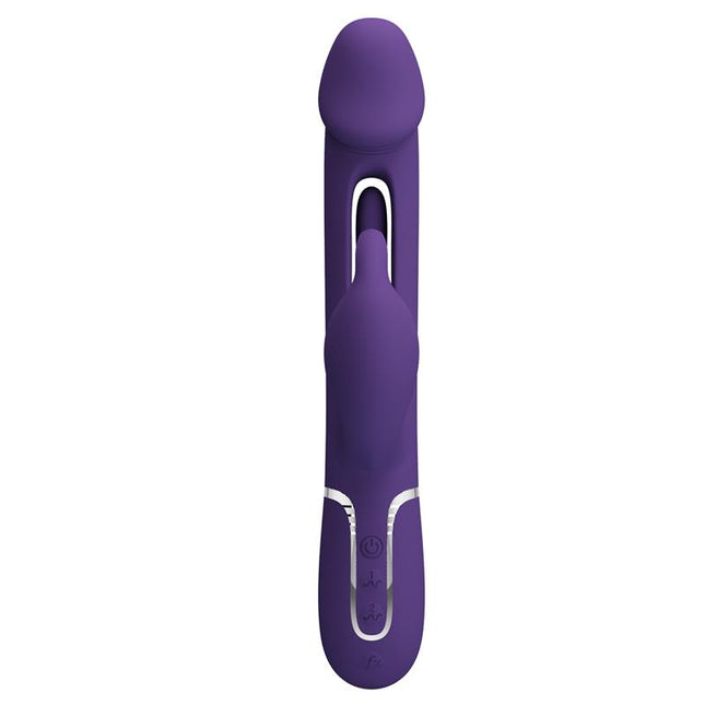 PRETTYLOVE Vibrator with Licking Kampas – водоустойчив стимулатор с два мотора