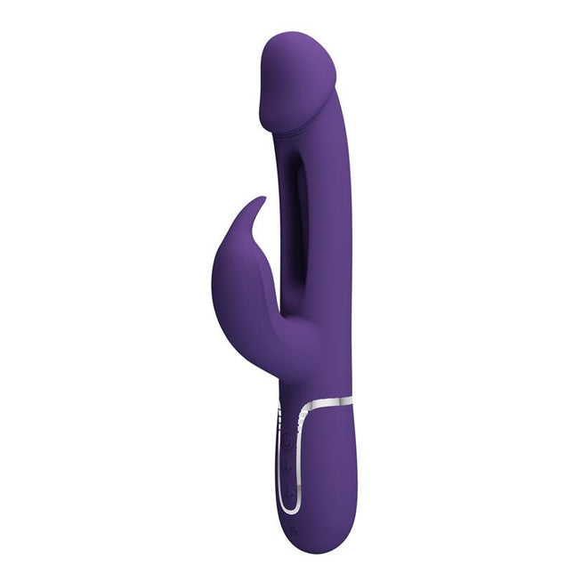 PRETTYLOVE Vibrator with Licking Kampas – водоустойчив стимулатор с два мотора