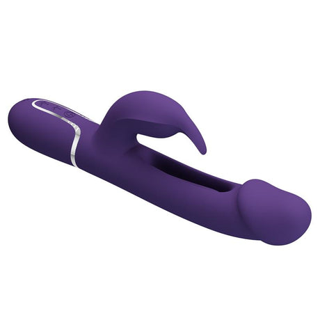 PRETTYLOVE Vibrator with Licking Kampas – водоустойчив стимулатор с два мотора