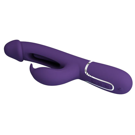 PRETTYLOVE Vibrator with Licking Kampas – водоустойчив стимулатор с два мотора