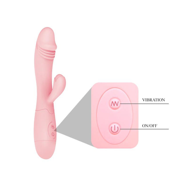PRETTYLOVE Vibre Snappy Rechargable – вибратор с 30 режима и USB зарядно