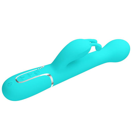 PRETTYLOVE Vive Dejon Blue – вибратор с въртящи се топчета и тласъци