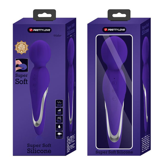 PRETTYLOVE Walter Massager Wand Violet – мощен вибратор с 5 скорости