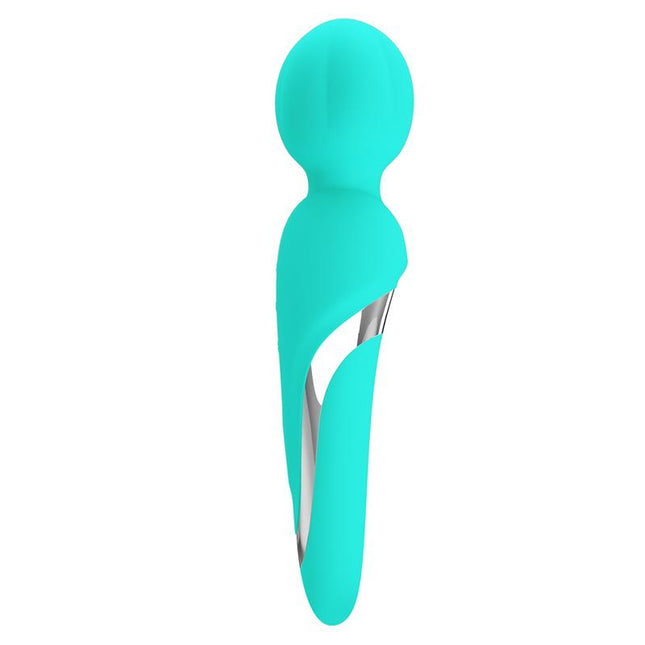 PRETTYLOVE Walter Wand Massager Aqua – мощен вибратор с USB зарядно