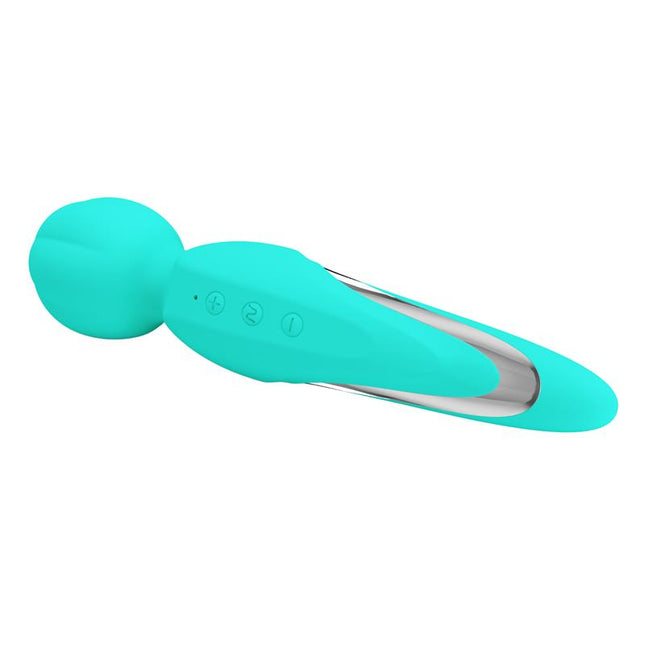 PRETTYLOVE Walter Wand Massager Aqua – мощен вибратор с USB зарядно