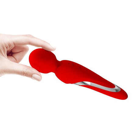 PRETTYLOVE Walter Wand Red – мощен вибратор с 5 скорости и 7 режима