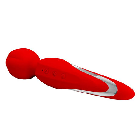 PRETTYLOVE Walter Wand Red – мощен вибратор с 5 скорости и 7 режима