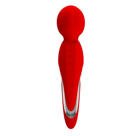 PRETTYLOVE Walter Wand Red – мощен вибратор с 5 скорости и 7 режима