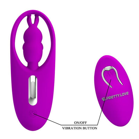 PRETTYLOVE Wild Rabbit – дистанционен стимулатор за бельо с 12 вибрации