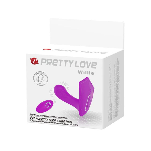 PRETTYLOVE Willie – водоустойчив стимулатор с дистанционно управление