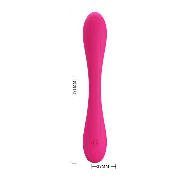PRETTYLOVE Yedda – гъвкав вибратор с 12 режима и USB зареждане