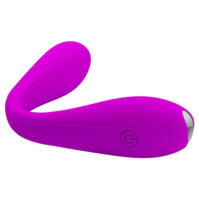 PRETTYLOVE Yedda – гъвкав USB вибратор от силикон, лилав